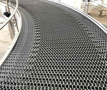 radius flush grid conveyor belt manufacturer in rajkot