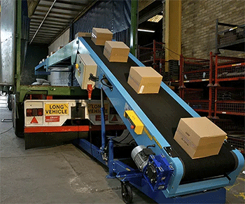 telescopic conveyor for truck loading in gujarat