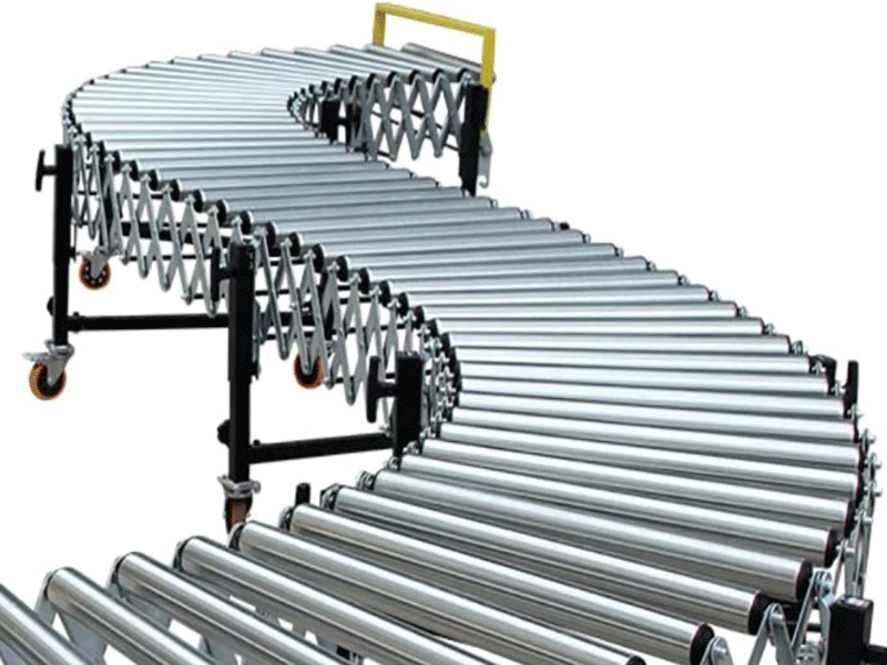 Radius modular conveyor belt
